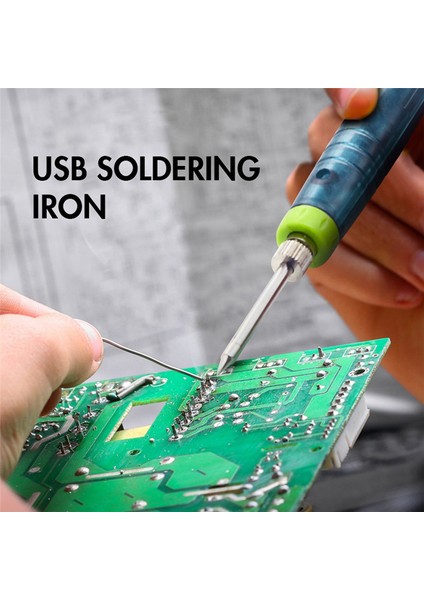 USB Elektrikli Lehimleme Demiri 5V Düşük Voltajlı Elektrikli Lehimleme Demiri Takım Lehimleme Aleti (Yurt Dışından)