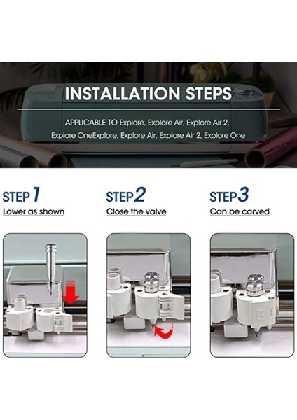 Cricut Joy Gravür Ucu Dağlama Aracı 2 Renk ve 7 Güzel Etiketler Boş Cricut Aksesuarları Sevinç (Yurt Dışından) modelleri