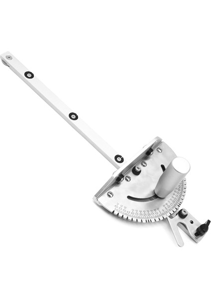 Hassas Gönye Ölçer, 120 Açısal Uçlu Masa Testeresi Gönye Ölçer ve Masa Testeresi Tekrarlayan Kesim Çevirme Durdurucu (Yurt Dışından)