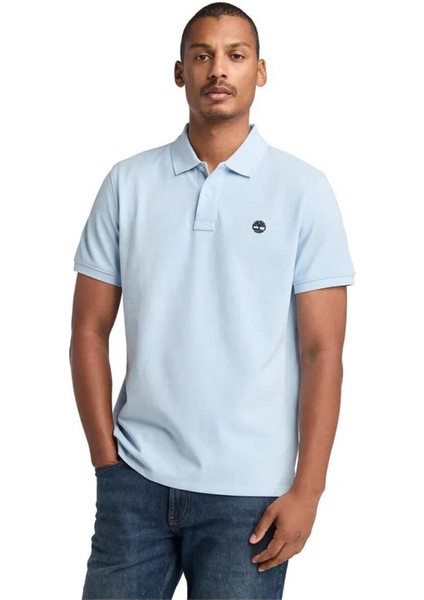 TB0A6VDP Millers River Pique Sleeve Polo Erkek T-Shirt