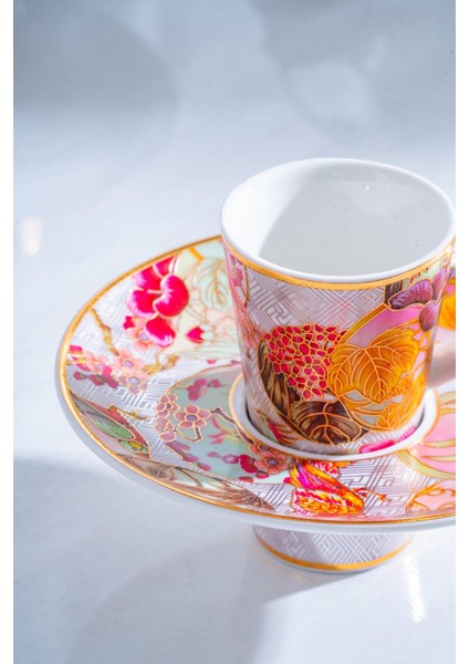 Dream 6 Kişilik Porselen Kahve Fincanı Takımı - 90 ml