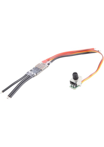 Dc 7-26V Üç Fazlı Fırçasız Motor Sürücüsü Dc Motor Sürücü Kartı Potansiyometreli Hız Kontrol Regülatörü (30A) (Yurt Dışından)