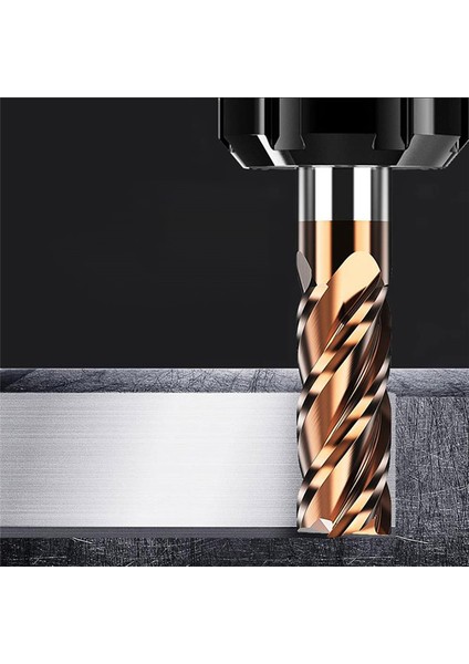 5 Adet Karbür Kare Uçlu Değirmen - 15/64 Inç (6mm) Alaşımlı Çelikler/sertleştirilmiş Çelikler Mikro Taneli Karbür Uçlu Değirmen - 4 Fultes (Yurt Dışından) modelleri