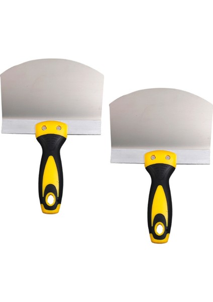 2 Paket Paslanmaz Çelik Macun Bıçağı Duvar Boyası Sıva Malası Ark Kül Küreği Boya Besleme Doldurma Kazıyıcı Bıçak Spatula (Yurt Dışından)
