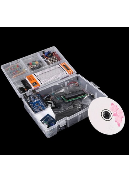 Arduino Uno R3 Süper Başlangıç Kiti Perakende Kutulu Yükseltilmiş Versiyon Öğrenme Paketi (Yurt Dışından)