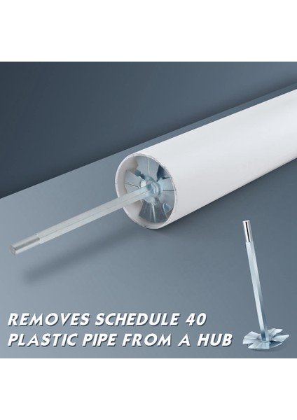 2ın Pvc Boru Raybası, Sıhhi Tesisat Bağlantısı Tasarruflu Bit Soket Tasarruflu Sch 40'ı Hub'dan Çıkarmak Pratik Sıhhi Tesisat Aletleri (Yurt Dışından)