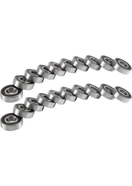 20 Adet 6203-RS Bilyalı Rulman - Rulman Çelik ve Çift Kauçuk Sızdırmaz Minyatür Derin Oluklu Bilyalı Rulman (17X40X12MM) (Yurt Dışından) fiyatları