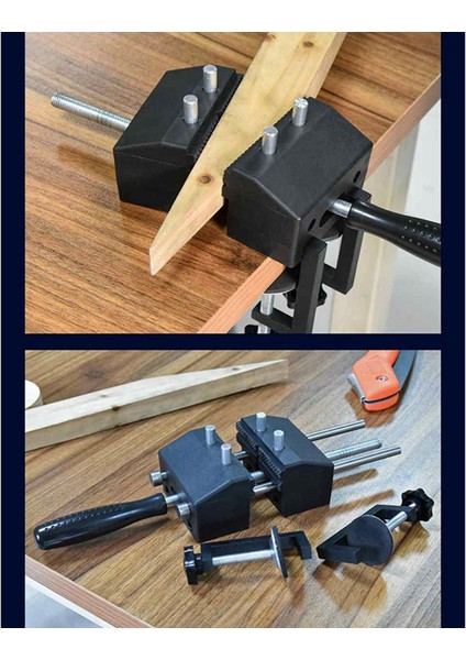 120MM Çene Mengene Masa Kelepçesi 360° Dönen Ayarlanabilir Kelepçe Mengene Tezgah Ahşap Masa Mengene Ağır El Aleti (Yurt Dışından)