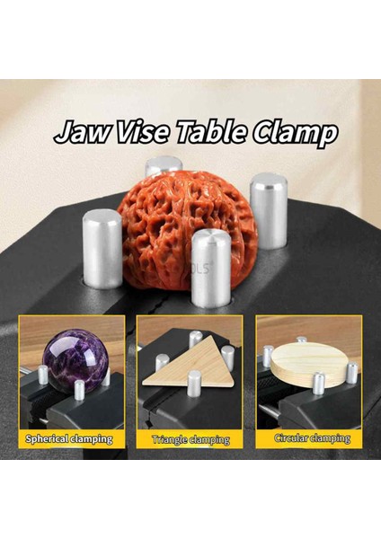 120MM Çene Mengene Masa Kelepçesi 360° Dönen Ayarlanabilir Kelepçe Mengene Tezgah Ahşap Masa Mengene Ağır El Aleti (Yurt Dışından) indirimleri