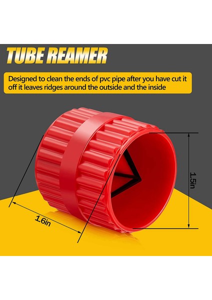 Adet Iç ve Dış Rayba Boruları ve Boru Çapak Alma Raybası Boru Pah Kırma Aletleri Pvc Ppr Bakır Borular Uygundur -B (Yurt Dışından) indirimleri