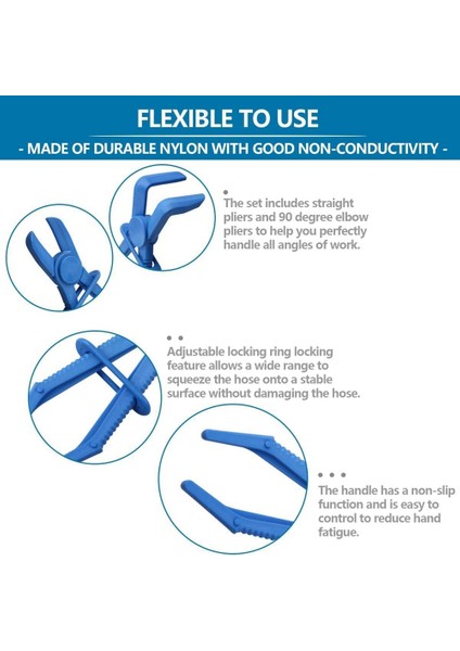 Hortum Kelepçesi Pensesi Hortum Sıkıştırma Pensesi Seti Fren Hortumları Düz ve 90° Açılı Yakıt Hortumları Gaz Hatları (Yurt Dışından) fırsatları