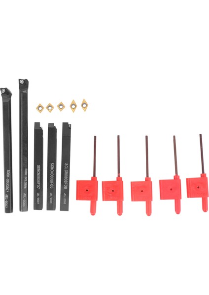8mm Shank Endekslenebilir Torna Torna Takım Tutucu CCMT060204 DCMT070204 Cnc Makinesi Karbür Uçlar ile (Yurt Dışından)