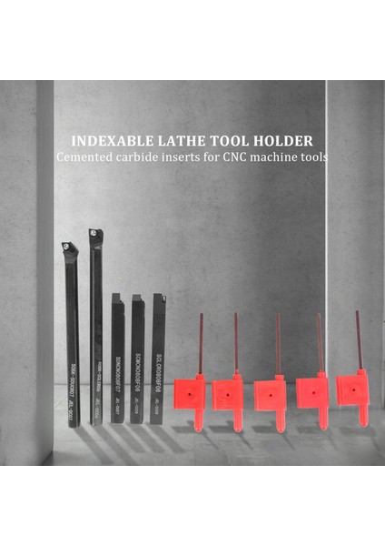 8mm Shank Endekslenebilir Torna Torna Takım Tutucu CCMT060204 DCMT070204 Cnc Makinesi Karbür Uçlar ile (Yurt Dışından)