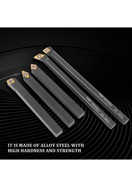 8mm Shank Endekslenebilir Torna Torna Takım Tutucu CCMT060204 DCMT070204 Cnc Makinesi Karbür Uçlar ile (Yurt Dışından)