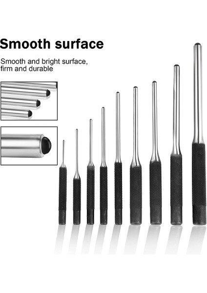 9 Adet Çelik Yuvarlak Kafa Pimleri Yumruk Seti Ayarlayıcı Yumruk Avcılık Sökücü Pin Yumruk Araçları Aksesuarları Onarım Keski Aracı Kaldırmak (Yurt Dışından) fiyatları