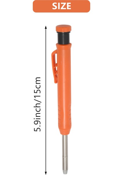 1 Yedek Uçlu, Dahili Kalemtıraşlı, Derin Delikli Mekanik Kalem Işaretleyici Işaretleme Aracı I ile Sağlam Marangoz Kalem Seti (Yurt Dışından) fırsatları