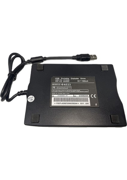 USB Harici Disket Sürücüsü Mobil Disket Sürücüsü 3,5 Inç Disket Sürücüsü 1,44M USB Bilgisayar Mobil Disket Sürücü Plakası (Yurt Dışından)