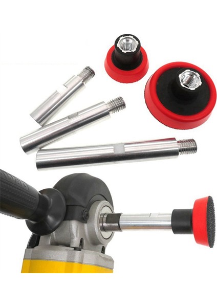 Adet Açı Taşlama Makinesi Uzatma Çubuğu 75/100/140MM M14 Dişli Fırça Başlığı Uzatma Çubuğu Taşlama Makinesi Adaptör Çubuğu (Yurt Dışından)