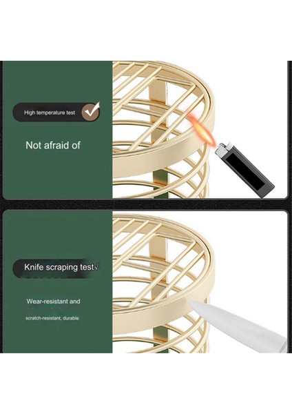 360 ° Dönebilen Bıçak Tutucu Standı Bıçaklar Mutfak Metal Standları Çatal Bıçak Takımı Eşyaları Yerleştirilmiş Blok Depolama Tankı Beyaz (Yurt Dışından) indirimleri