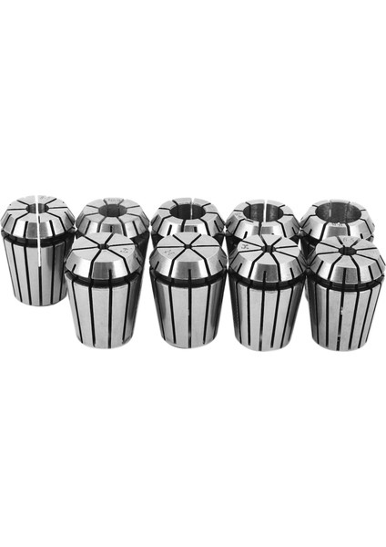 9 Adet ER25 Yaylı Pensler + 1 Adet Mt3 M12 ER25 Collet Chuck Mors Konik Adaptör Tutucu Cnc Freze Torna Tezgahı (Yurt Dışından)
