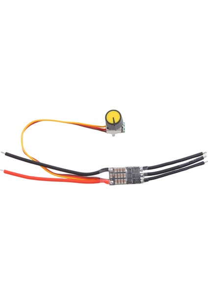 Dc 7-26V Üç Fazlı Fırçasız Motor Sürücüsü Dc Motor Sürücü Kartı Potansiyometreli Hız Kontrol Regülatörü (20A) (Yurt Dışından)