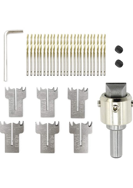 30 Pcs Halka Matkap Ucu Seti, 16-21 mm Bıçaklar Ahşap Halka Matkap Ucu Ahşap Halka Yapımcısı Çelik Ahşap Boncuk Matkap Ucu (Yurt Dışından)