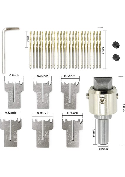 30 Pcs Halka Matkap Ucu Seti, 16-21 mm Bıçaklar Ahşap Halka Matkap Ucu Ahşap Halka Yapımcısı Çelik Ahşap Boncuk Matkap Ucu (Yurt Dışından) indirimleri