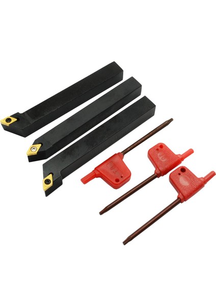 Adet 1/2 Inç Cnc Torna Karbür Torna Takımları Endekslenebilir Tutucu Seti SDNCN1212H07 + SDJCL1212H07 + SDJCR1212H07 + 3 Adet DCMT070204 Ekle (Yurt Dışından)