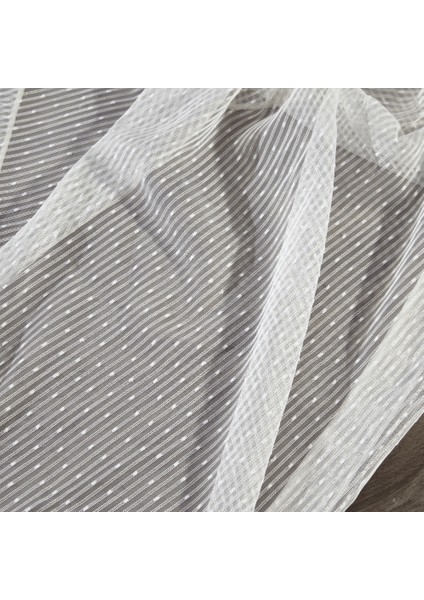 Nope Şeritli Krem Gold Simli 1 x 3 Sık Pile Tül Perde fiyatları