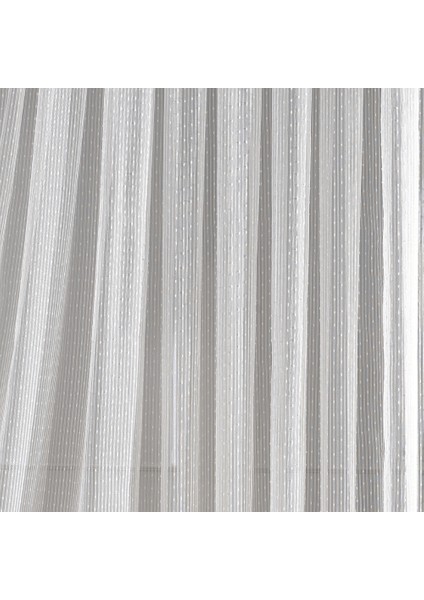 Nope Şeritli Krem Gold Simli 1 x 3 Sık Pile Tül Perde fırsatları