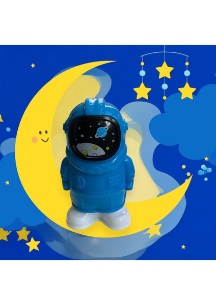 Küçük Astronot Çift Bıçaklı Silgili Kalemtraş