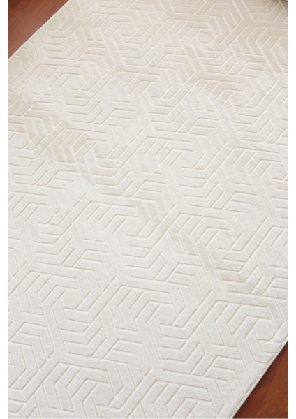 Dinarsu Armoni Krem Kaymaz Tabanlı Kesme Kabartmalı Salon Koridor Mutfak Halı fiyatları