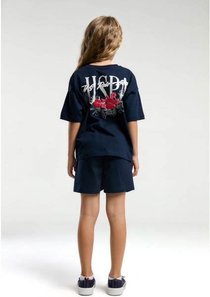 Kız Çocuk Çiçekli Şort Takım indirimleri