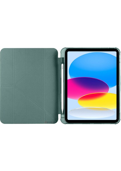 Ipad 11.nesil 11 Inç 2025 A16 Uyumlu Üçgen Katlanabilir Kalemlikli Yatay Dikey Standlı Akıllı Kılıf modelleri