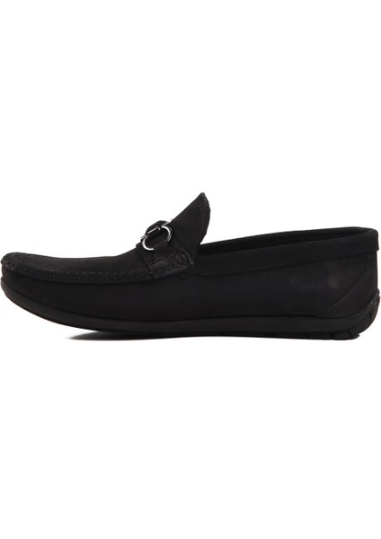 Siyah Nubuk Deri Erkek Casual Ayakkabı 505454 M fiyatları