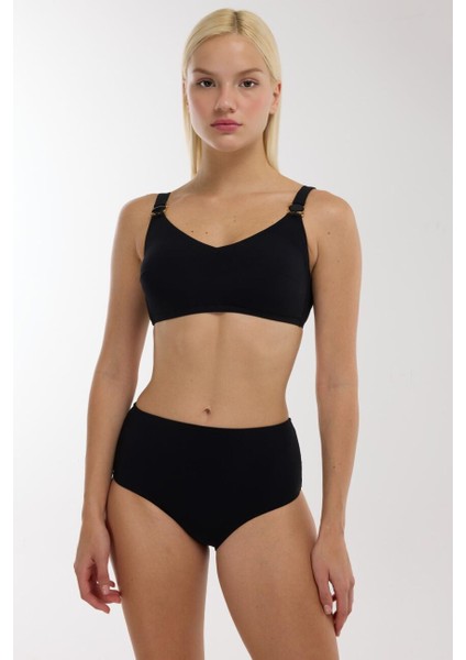 4532 Siyah Büyük Beden Bikini Takımı