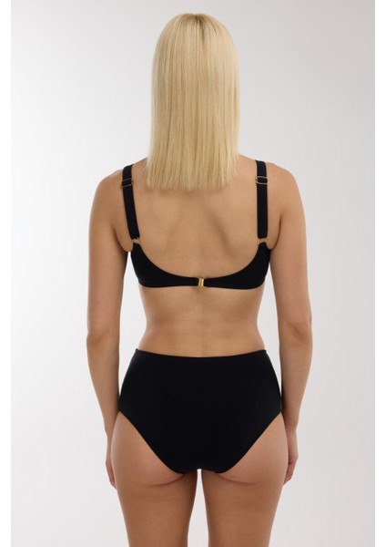4532 Siyah Büyük Beden Bikini Takımı