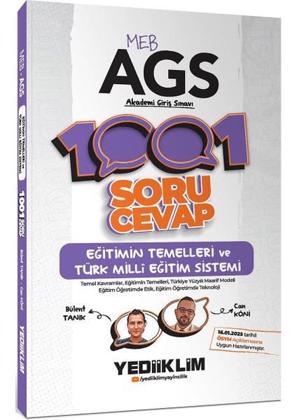 Meb Ags Eğitimin Temelleri ve Türk Milli Eğitim Sistemi 1001 Soru Cevap
