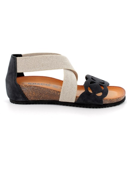 Kadın Sandalet 7698011 Igı&co Dsm 76980 Scamoscıato Nero fiyatları