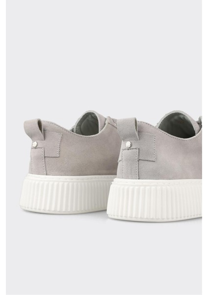 Gri Deri Erkek Spor Ayakkabı indirimleri