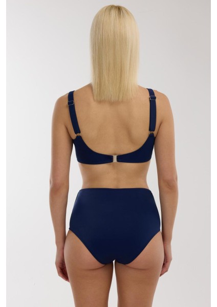 4532 Lacivert Büyük Beden Bikini Takımı modelleri