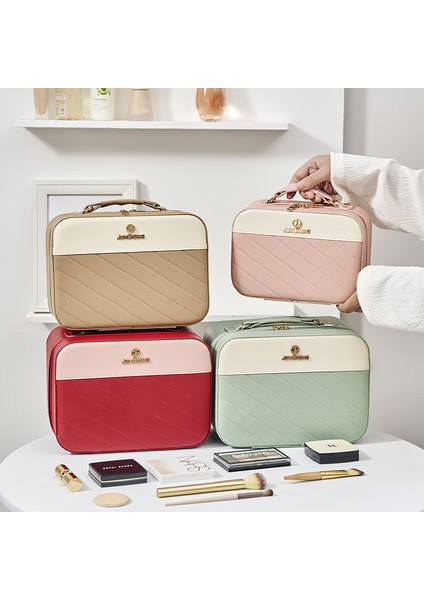 Kozmetik Çantası Şenlikli Kutu Büyük Kapasiteli Çok Fonksiyonlu Kozmetik Kutusu (Yurt Dışından) modelleri