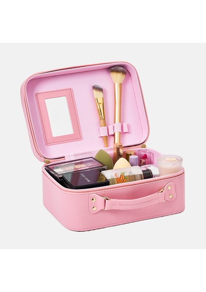 Kozmetik Çantası Şenlikli Kutu Büyük Kapasiteli Çok Fonksiyonlu Kozmetik Kutusu (Yurt Dışından) fırsatları