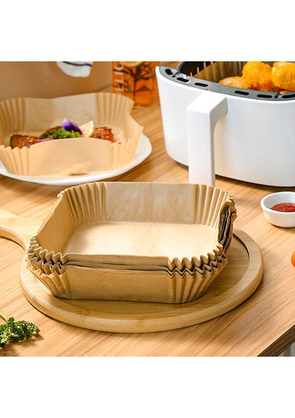 100 Adet Yüksek Sıcaklığa Dayanıklı Hava Fritöz Kağıt Tek Kullanımlık Gıda Sınıfı Pişirme Silikon Yağ Kağıt Tepsisi (Yurt Dışından) fiyatları