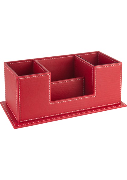 Masaüstü Deri Organizer Kalemlik 4 Gözlü Desktop Organizer Rainbow Vegan 10X12X25 Cm. fiyatları