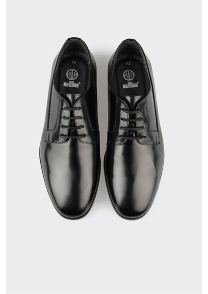 Siyah Deri Erkek Klasik Ayakkabı fırsatları