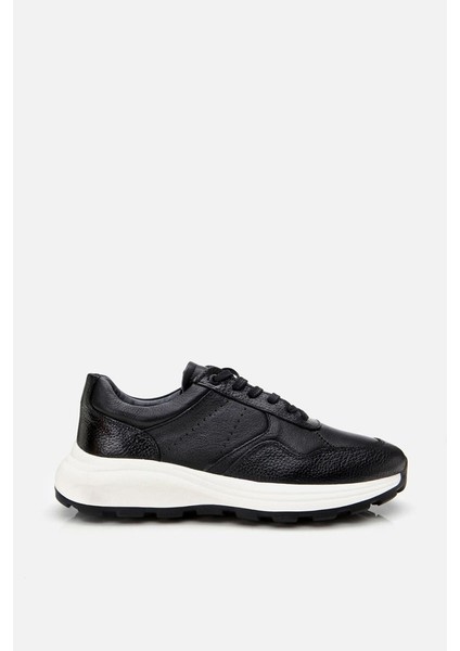 Hakiki Deri Siyah Erkek Spor Ayakkabı fırsatları