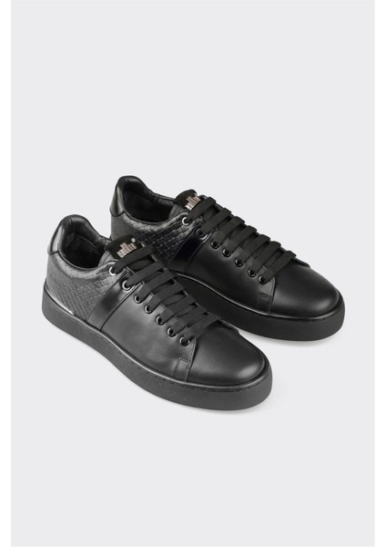 Siyah Deri Erkek Spor Ayakkabı fiyatları