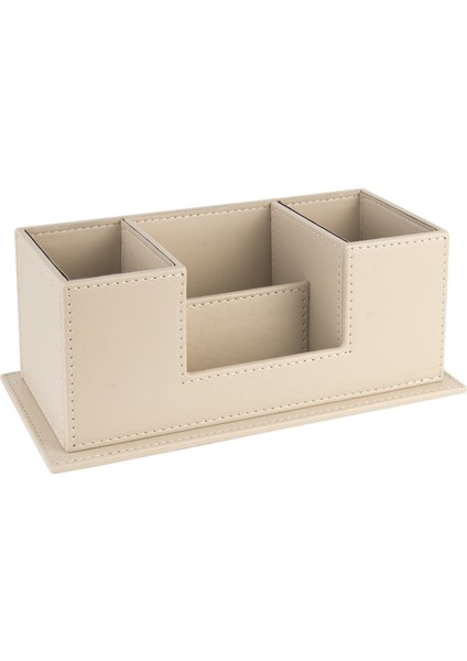Masaüstü Deri Organizer Kalemlik 4 Gözlü Desktop Organizer Rainbow Vegan 10X12X25 Cm. fiyatları