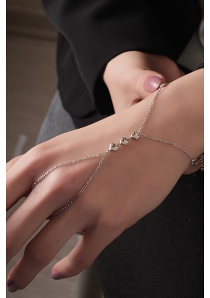 925 Ayar Gümüş, Rodyum Kaplamalı Kalp Tasarım Şahmeran fiyatları